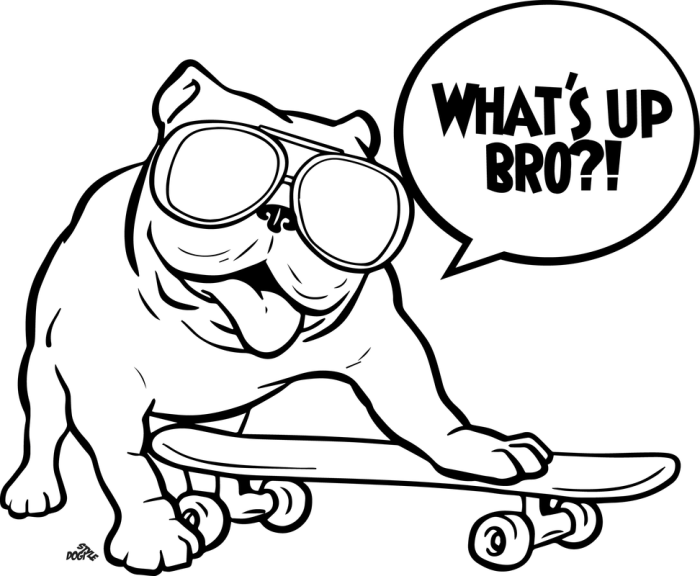 Coloring pages dog cool dogs getdrawings