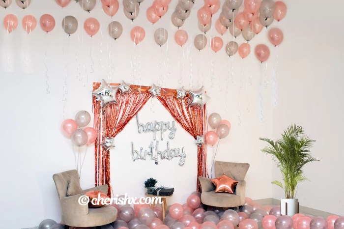 Birthday decoration at home simple