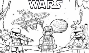 Lego star wars coloring book