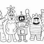 Yo gabba gabba coloring book