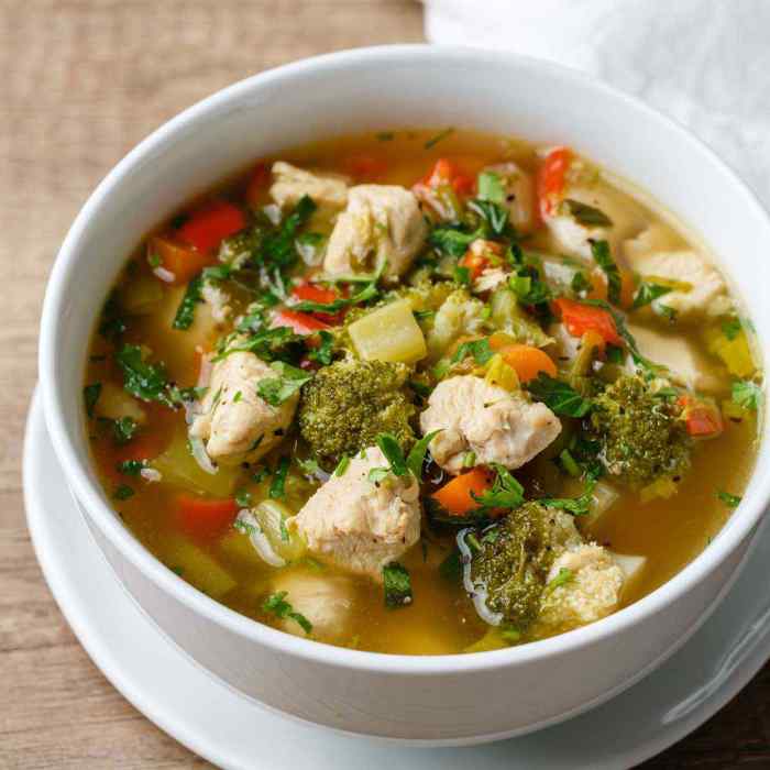 Recipe for bone broth soup