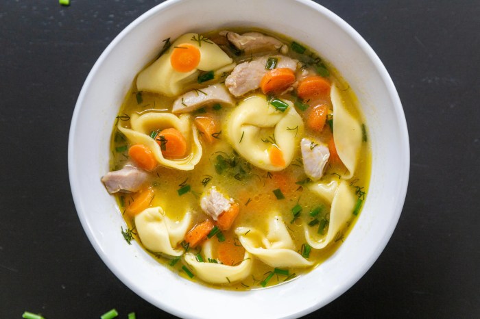 Recipe for chicken tortellini soup