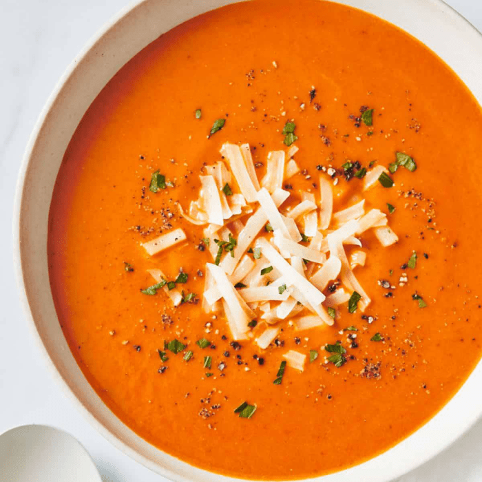 Recipe for homemade tomato soup