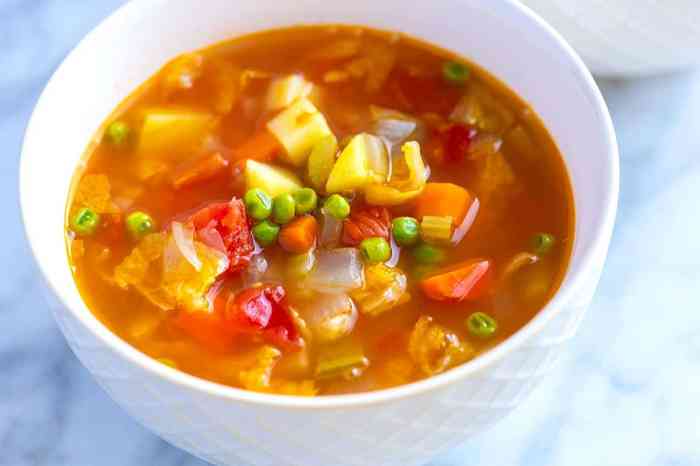 Easy vegetarian soup recipes