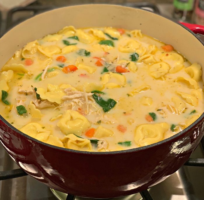 Creamy tortellini soup recipe