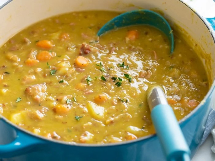 Recipes for split pea soup with ham