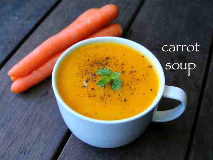 Carrot soup recipe easy