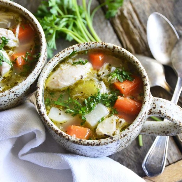 Recipe for bone broth soup