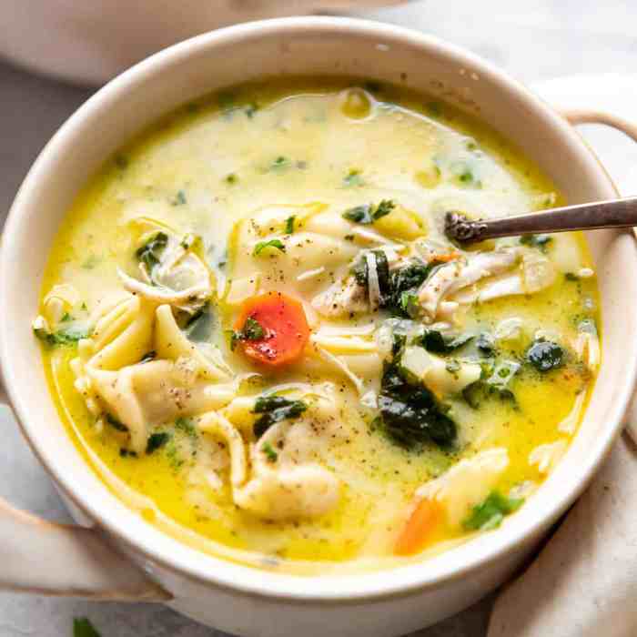 Recipe for chicken tortellini soup