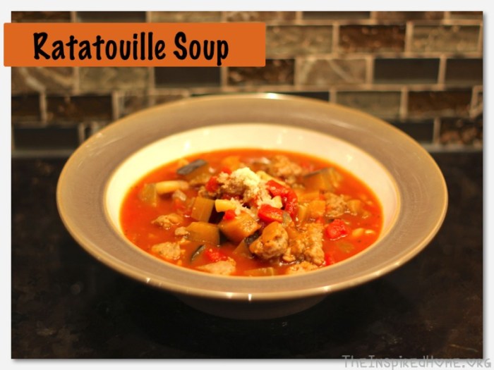 Ratatouille soup recipe