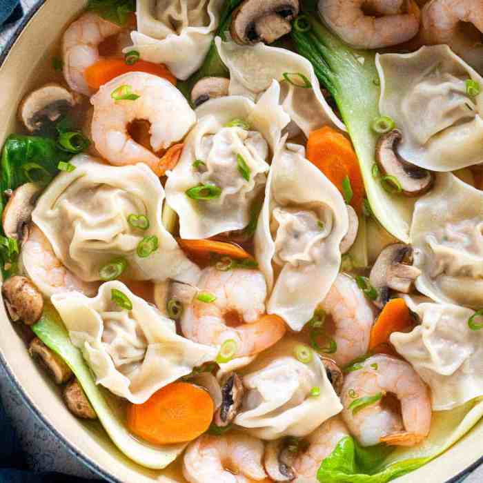 Recipe for wonton soup