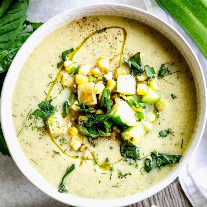 Recipe for zucchini soup